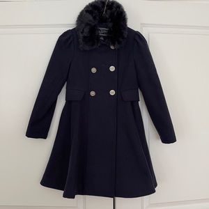 Rothschild navy winter dress coat